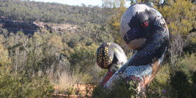 Sculptures in the Scrub